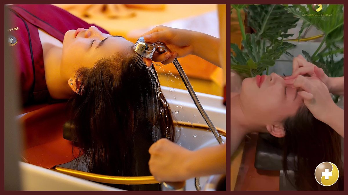 Gội đầu trược khí tại Huyệt Đạo Tống Gia