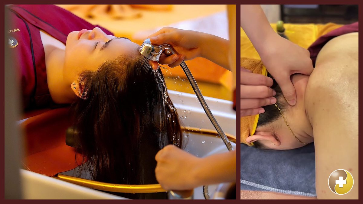 Gội đầu trược khí tại Huyệt Đạo Tống Gia
