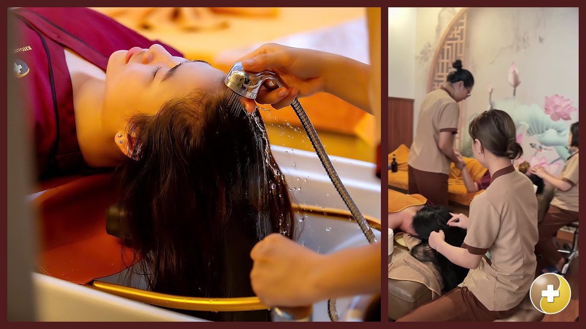 Gội đầu trược khí tại Huyệt Đạo Tống Gia