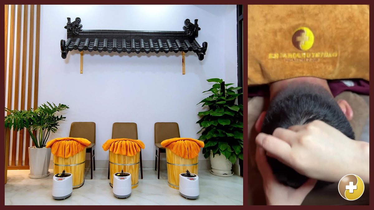 Khu ngâm chân thảo dược tại Huyệt Đạo Tống Gia Quận 9