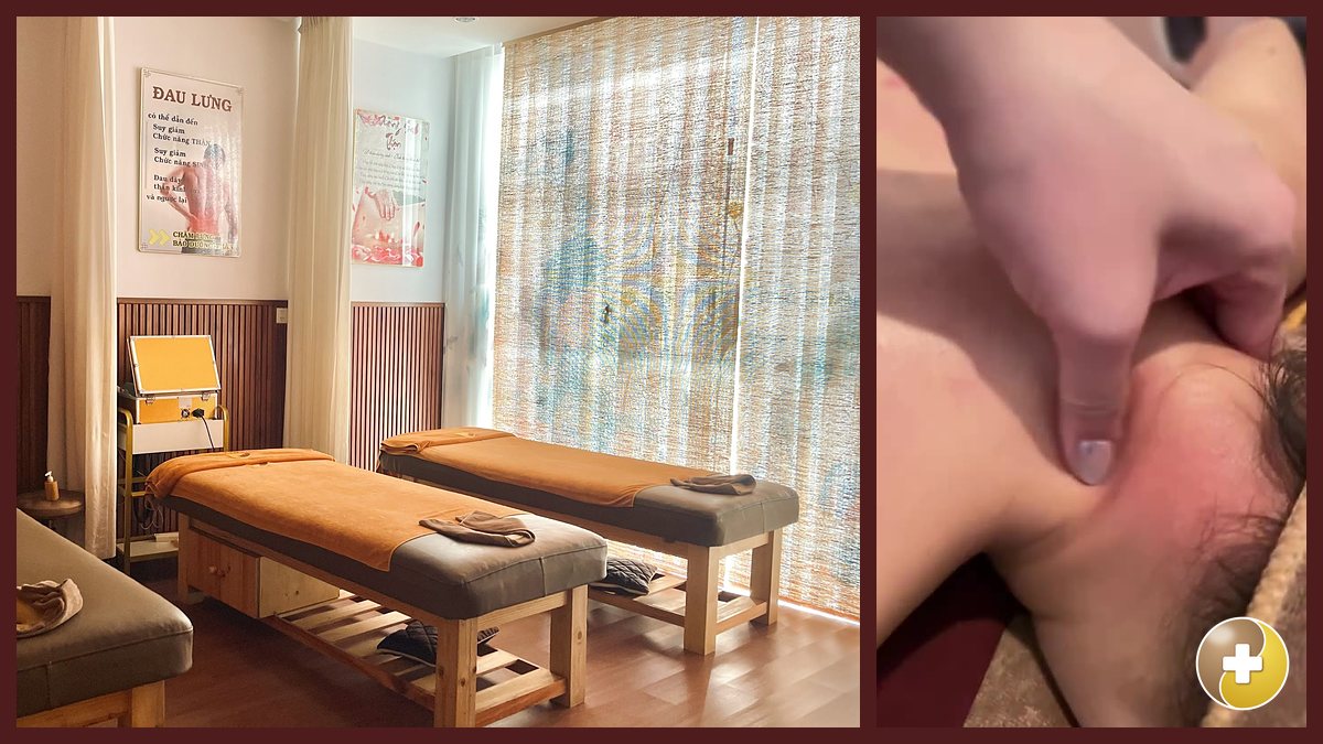 Giường massage trong phòng dưỡng sinh tại Vinhomes Grand Park