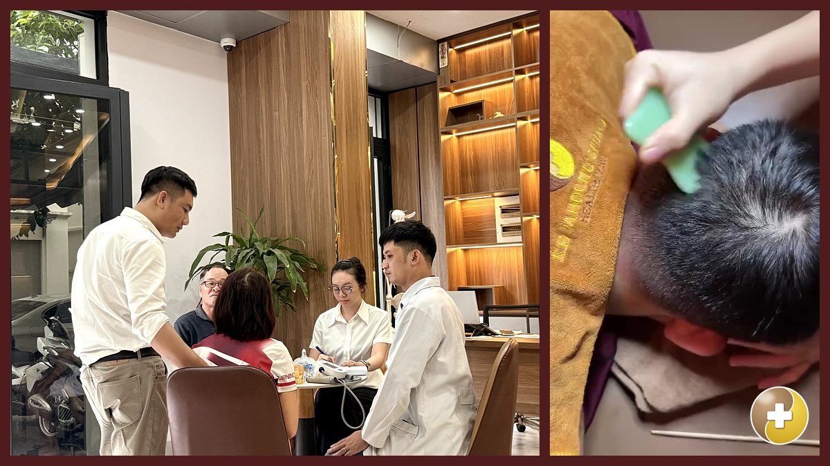 Quầy lễ tân Huyệt Đạo Tống Gia ở Vinhomes Grand Park, Quận 9